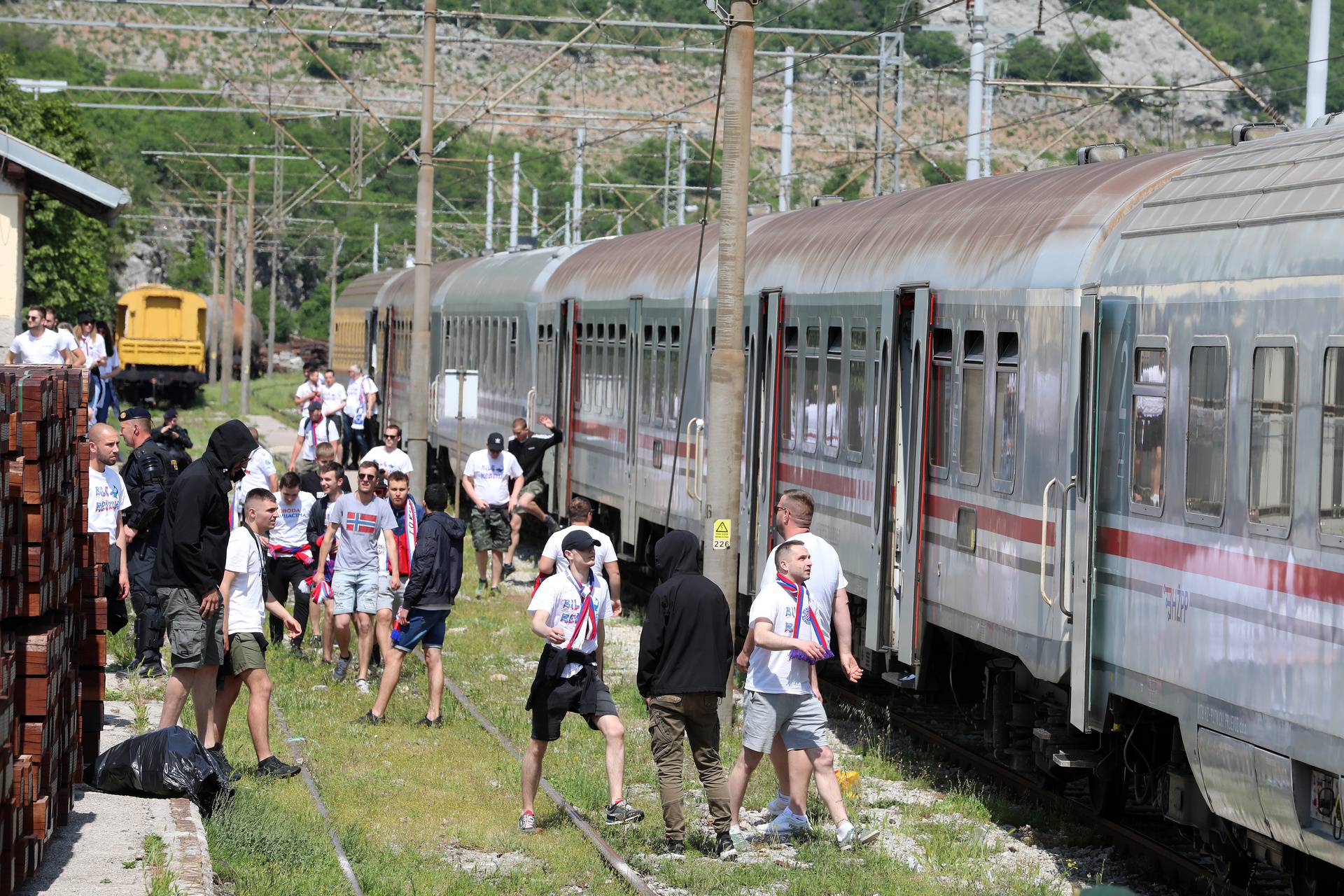 Rijeka: Bili vlak sa Torcidom stigao u Rijeku