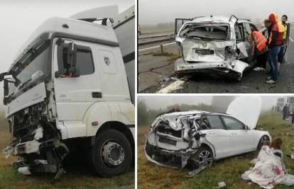 VIDEO Užas na A3: U sudaru četiri auta i kamiona kod Ivanić Grada ozlijeđeno je čak 11 ljudi