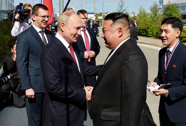 Russia's President Putin and North Korea's leader Kim meet in Amur region