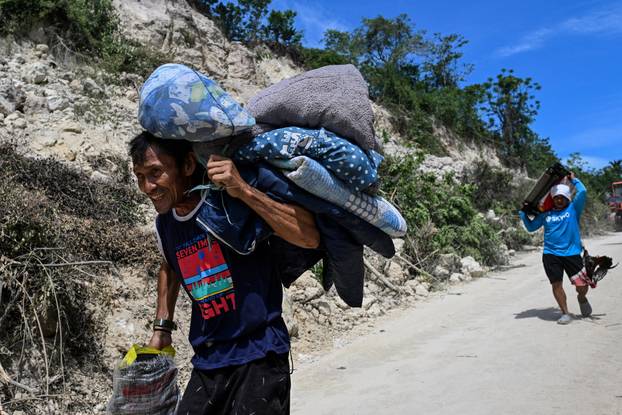 Aftermath of earthquake in southern Philippines