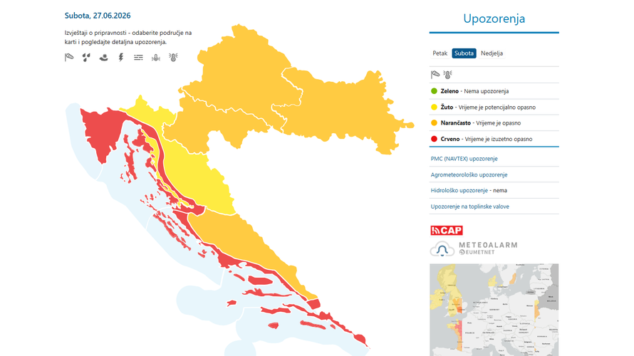 KO ŽIV KO SKUHAN Pali klimu! Pogledajte što dolazi u nedjelju