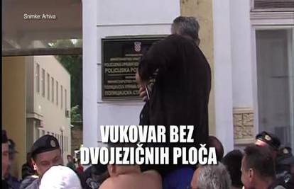 U Vukovaru poskidali sve dvojezične ploče. Ima uhićenih