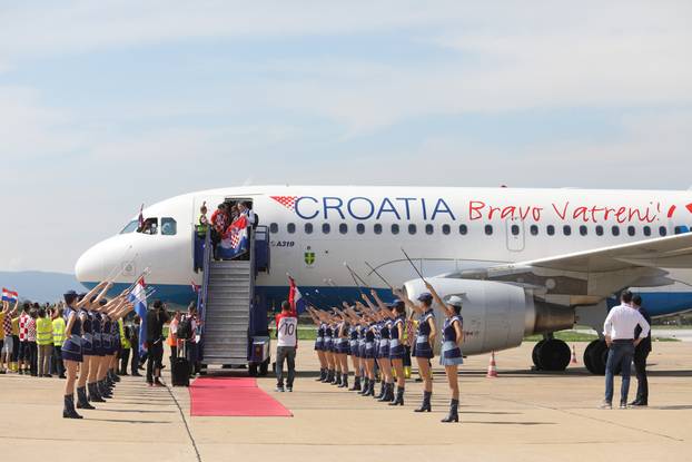 ARHIVA - 2018. Godišnjica dočeka Vatrenih nakon osvajanja srebrne medalje na SP-u u Rusiji