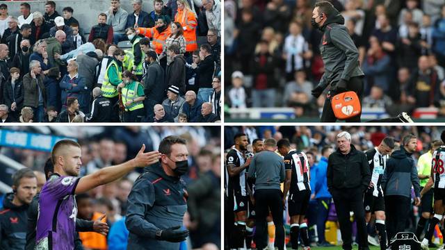 VIDEO Drama u Newcastleu: Srušio se navijač, igrači su mu brzom reakcijom spasili život