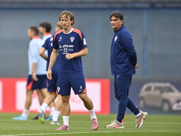 Zagreb: Hrvatski nogometni reprezetativci odradili trening