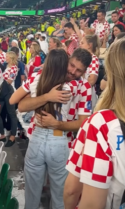 Iva Šarić nakon utakmice skočila svojem Bruni Petkoviću u zagrljaj, proslavili poljupcem