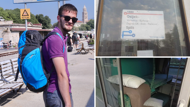 Putovali smo vlakom iz Osijeka za Split. Vožnja je trajala 14 sati: 'Stranci su oduševljeni...'
