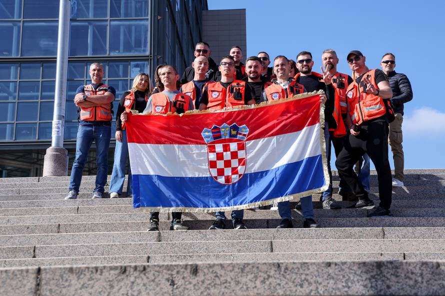 Zagreb: Prosvjed djelatnika zavoda za Hitnu medicinu