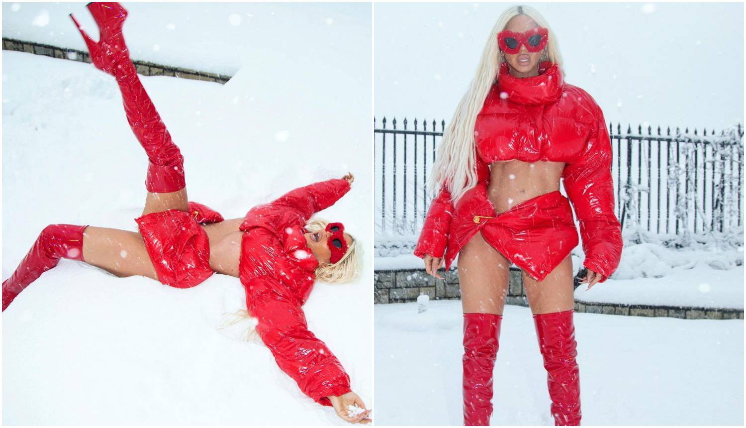 Jelena Karleuša u golišavoj kombinaciji pozirala u snijegu