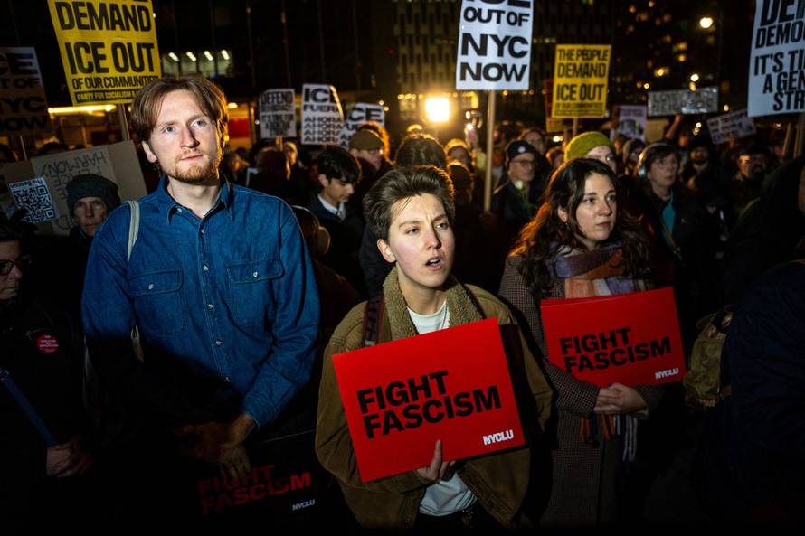 Protest against U.S. Immigration and Customs Enforcement (ICE) in New York City