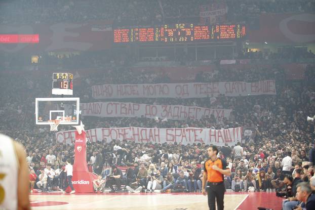 Beograd: Košarkašku utakmicu Crvena Zvezda - Partizan obilježili navijački neredi 