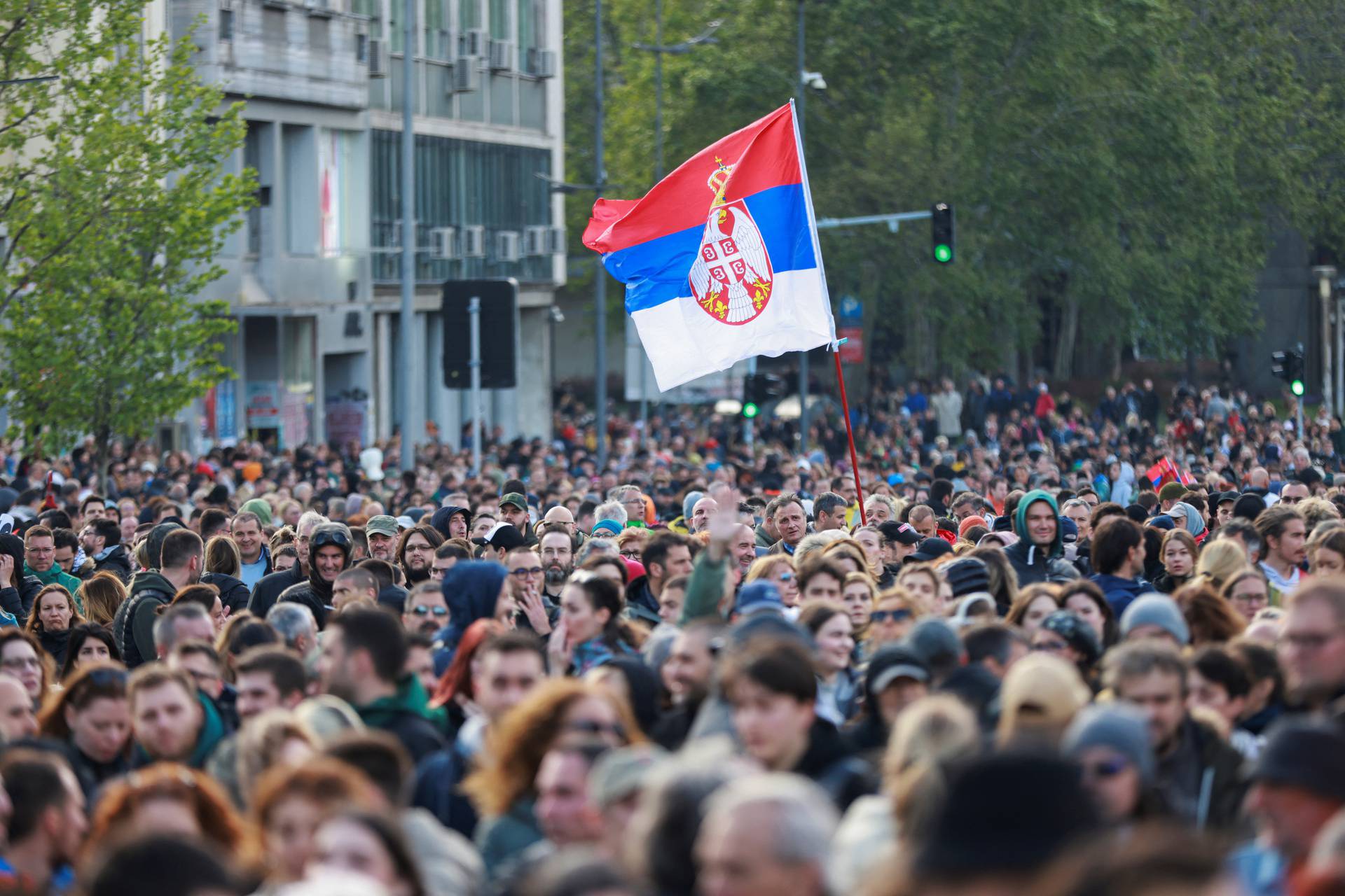 Protest "Serbia against violence" in Belgrade