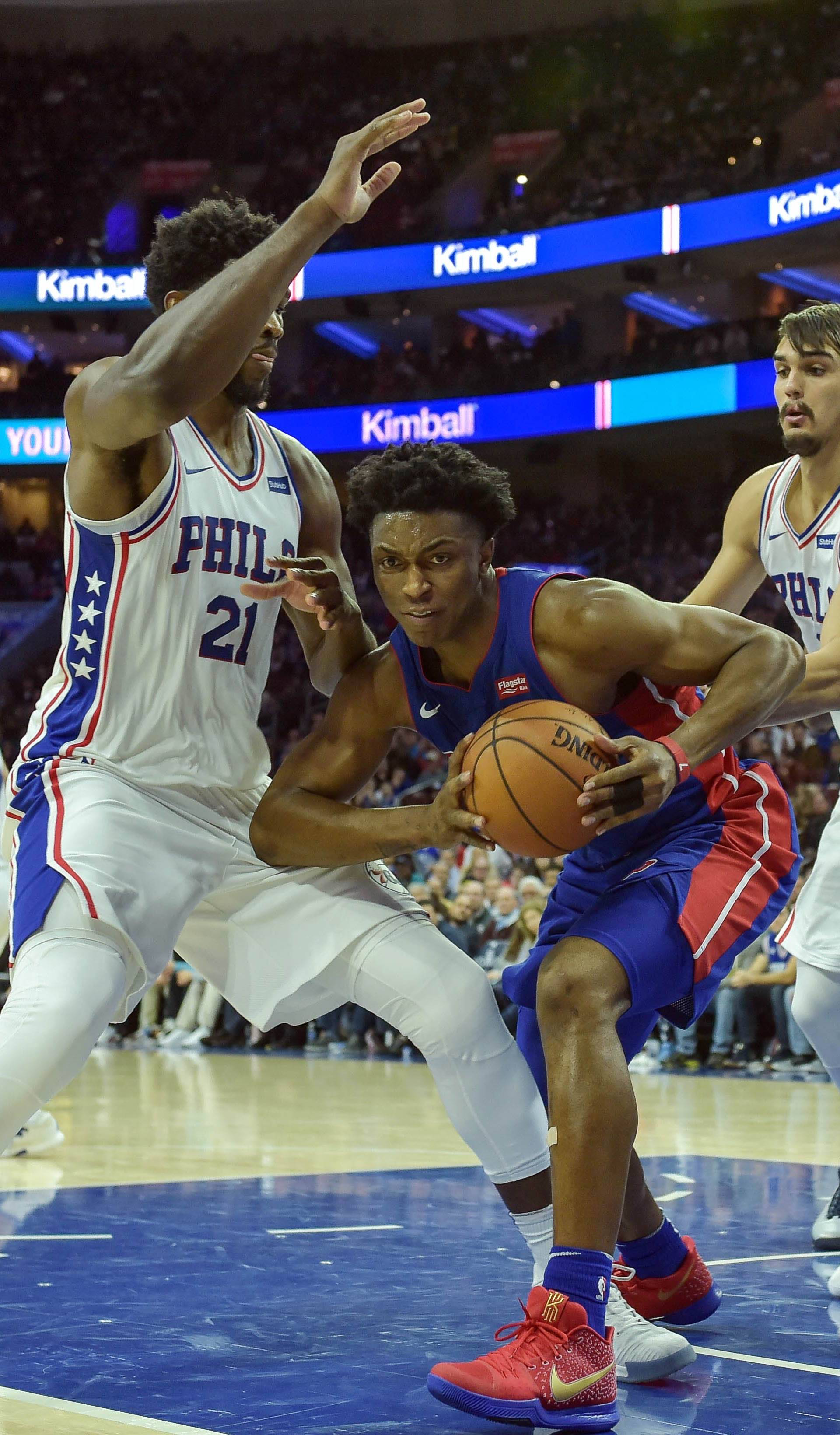 NBA: Detroit Pistons at Philadelphia 76ers