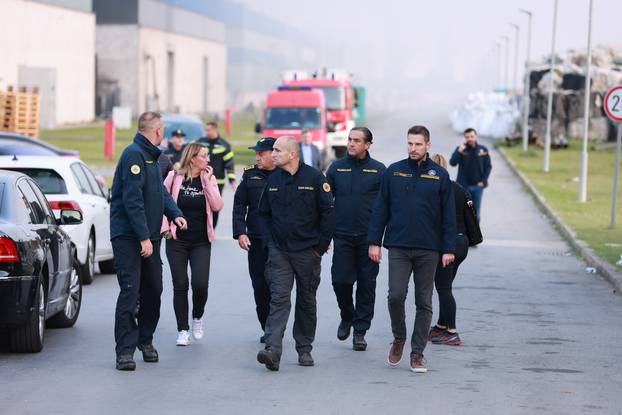 Osijek: Gradonačelnik sa suradnicima obišao požarište