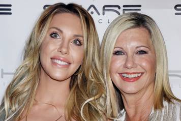 Olivia Newton-John and daughter Chloe Lattanzi at Share Nightclub