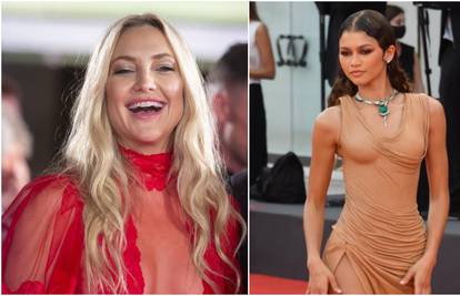 Kate Hudson na crvenom tepihu šetala bez grudnjaka, Zendaya zablistala u haljini boje kože