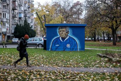 Zagreb: Navijači Dinama na Knežiji izradili mural u čast Ševi iz Noćne More