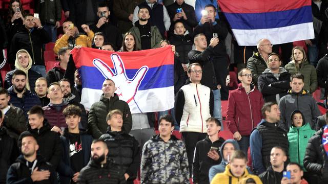 Beograd: Utakmica osmog kola skupine G kvalifikacija za Europsko prvenstvo 2024. između  Srbije i Crne Gore
