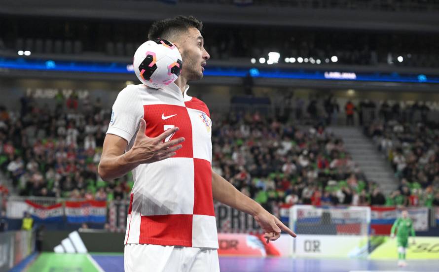 Susret Hrvatske i Španjolske u polufinalu Europskog prvenstva u futsalu
