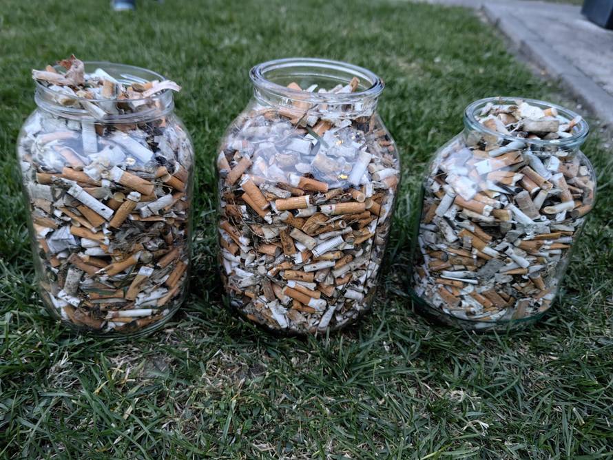 Baci čik u koš:  Čisteći medvjedići su u Novoj Kapeli skupili više od šest tisuća čikova u dva sata