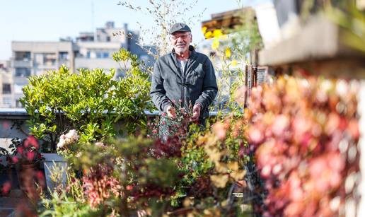FOTO Zoran je na krovu zgrade u Zagrebu napravio zelenu oazu: 'Tu sadimo biljke, družimo se...'