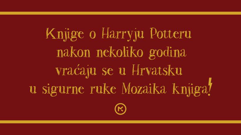 Harry Potter će nakon dugo godina opet pričati hrvatski