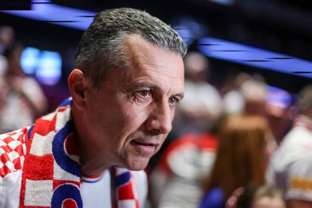 Malmo: Navijači na tribinama prije utakmice Hrvatske protiv Slovenije u drugom krugu EHF Europskog prvenstva