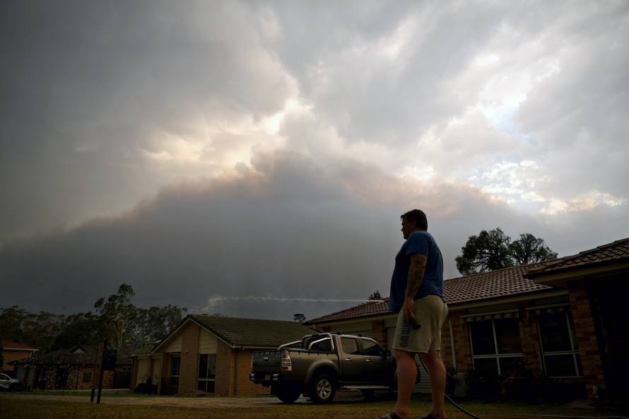 Bushfires in Nowra, New South Wales