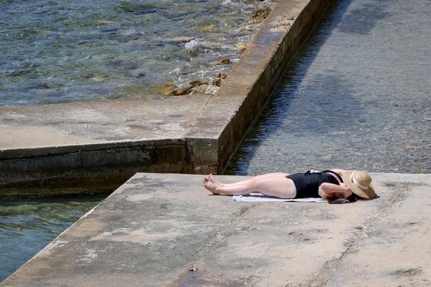 Zadarske plaže su pune kupača