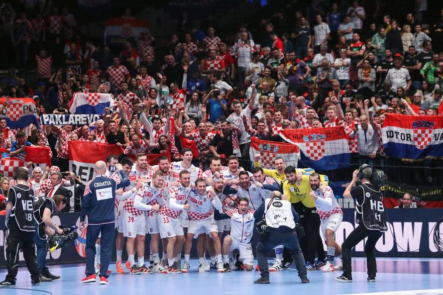 Hrvatska i Njemačka u utakmici 2. kola skupine I Europskog prvenstva u rukometu