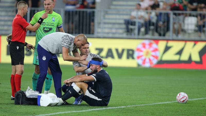 Beljo zaradio težak udarac u glavu protiv Osijeka. Evo kakvo je stanje s napadačem 'modrih'