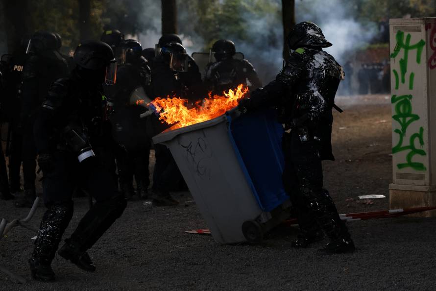 Nationwide protests in France against the cost of living
