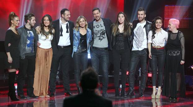 Zagreb: Live snimanje emisije The Voice u studiju HRT-a