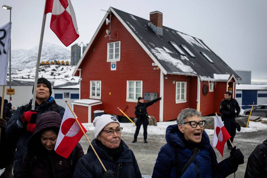 Protesters rally in Greenland against Trump annexation threat