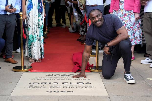 Idris Elba MOBO 'Paving the Way' stone