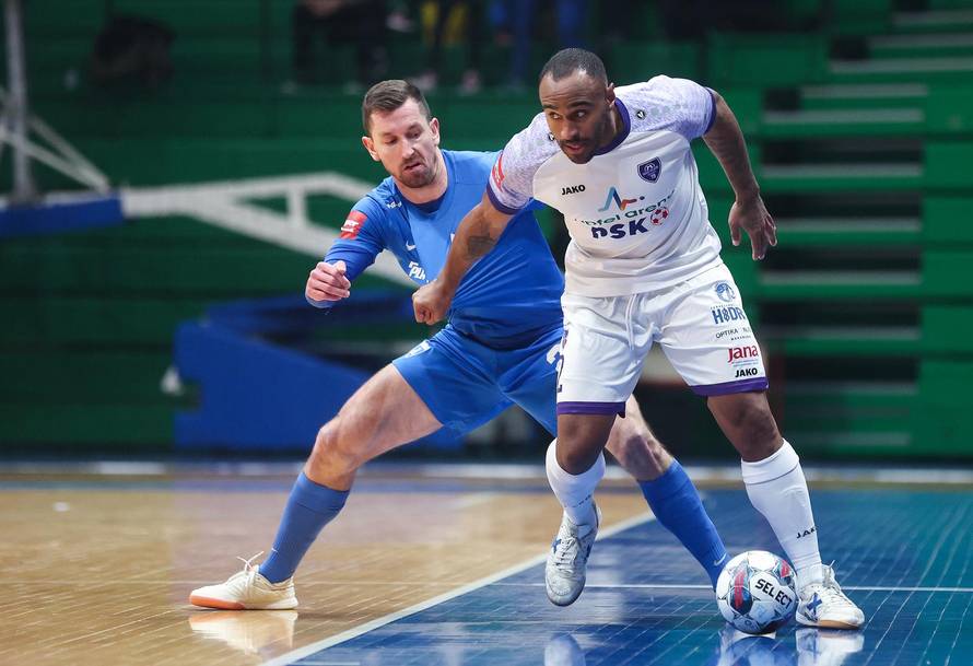 Zagreb: Susret polufinala Hrvatskog malonogometnog kupa između Futsal Dinama i MNK Novo Vrijeme