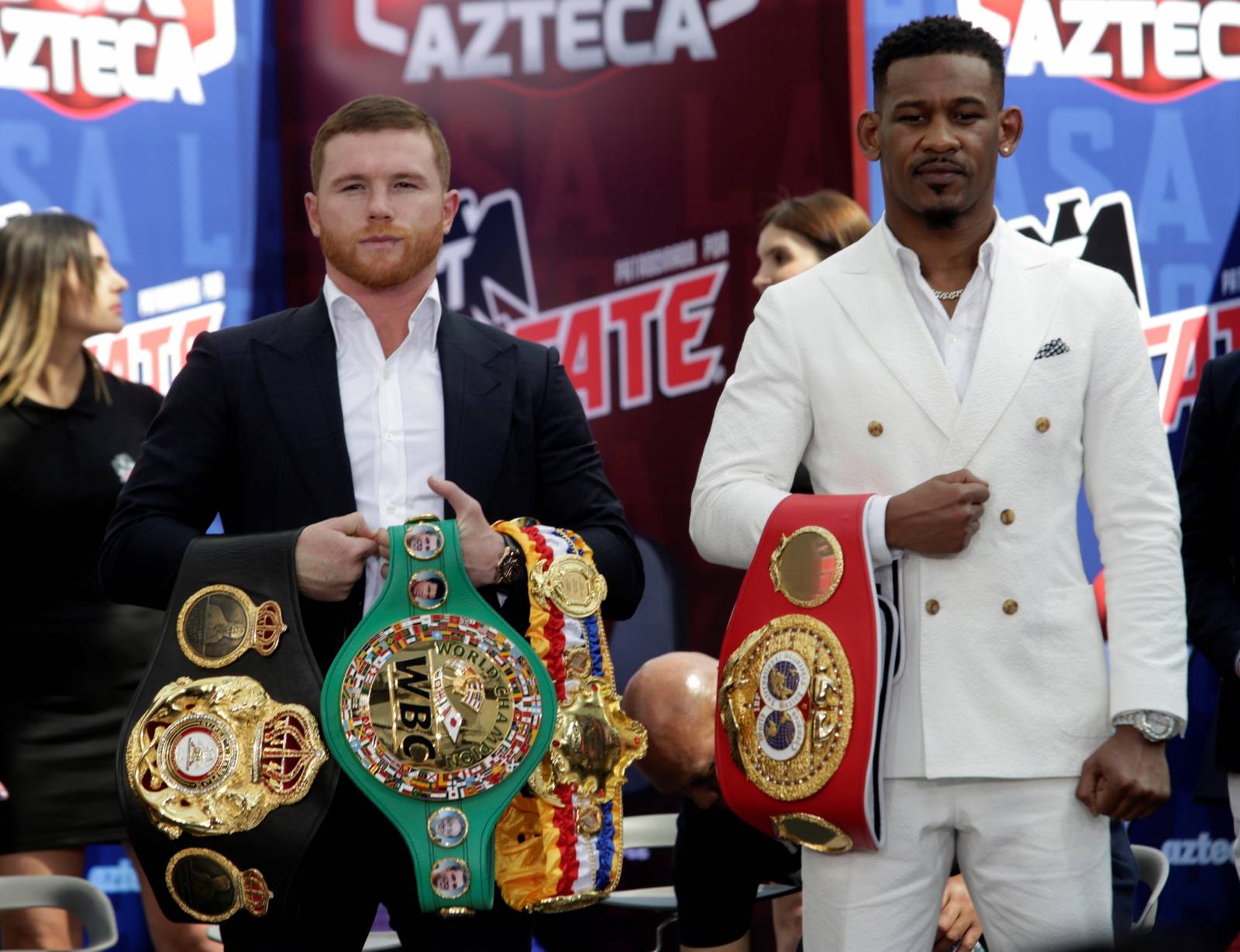 Saul 'Canelo' Alvarez and Daniel Jacobs news conference