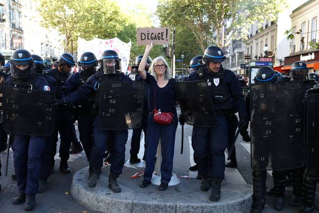 Nationwide strike and anti-government protests called by French unions in France