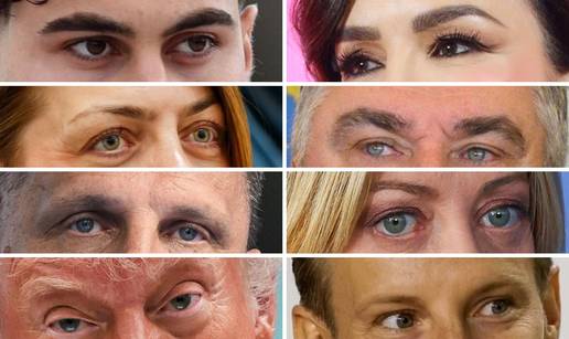 KVIZ Mo&zcaron;ete li prepoznati ove slavne samo po o&ccaron;ima?  Novi izazov za vas je spreman...