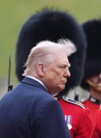 U.S. President Trump makes second state visit to Britain