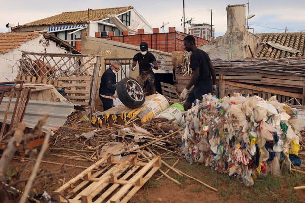 Aftermath of floods in Spain