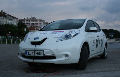 Specijalni brzinski ispit na 3. danu relija električnih auta...