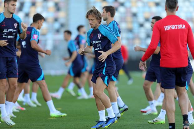 Rijeka: Trening Hrvstake nogometne reprezentacije
