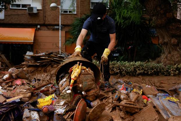 Aftermath of floods in Spain
