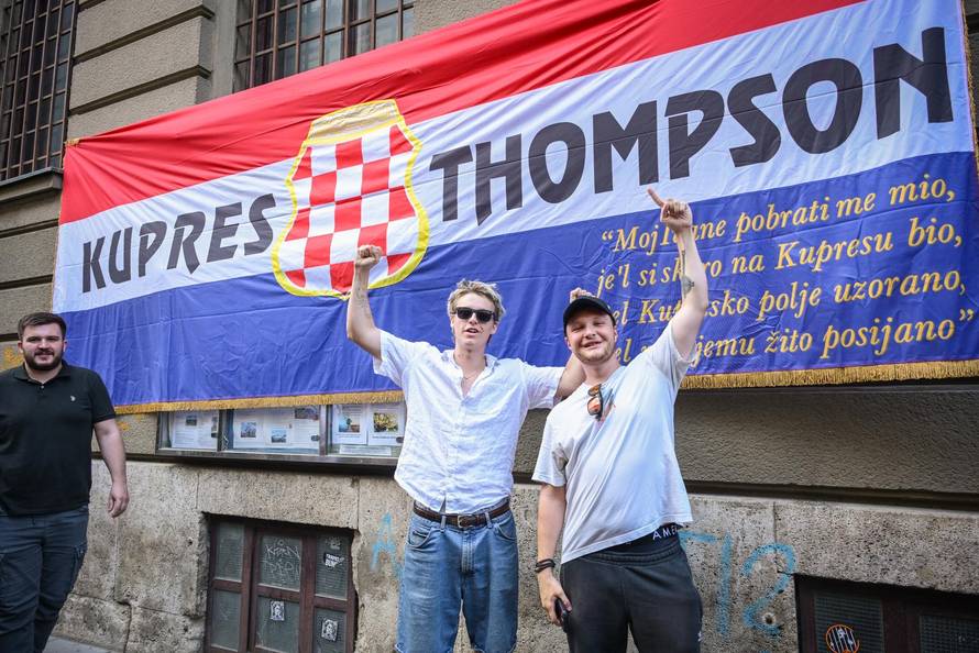 Zagreb: Atmosfera u centru grada uoči sutrašnjeg koncerta Marka Perkovića Thompsona