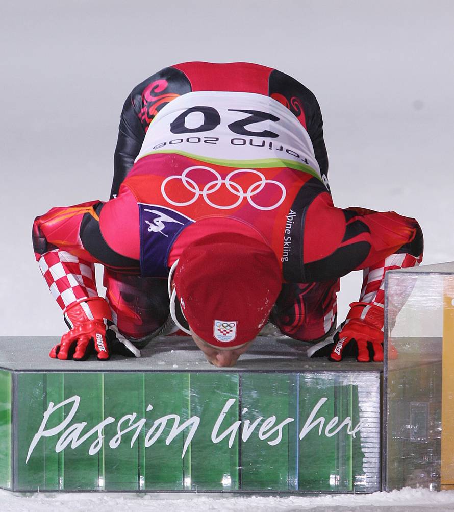 Torino: 13.02.2006., Ivica Kosteli? osvojio srebrnu medalju na ZOI