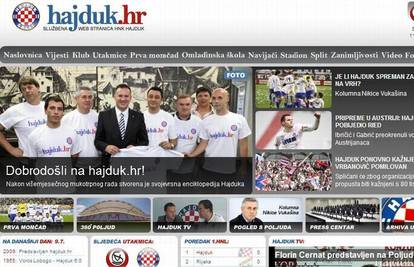 HNK Hajduk dobio je novi moderni internetski portal