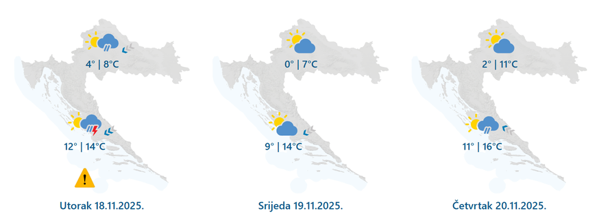 Stiže ledeni kaos, evo gdje će u Hrvatskoj pasti najviše snijega