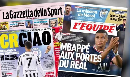 Gazzetta poručila: Ronaldo ciao! Mbappe pred vratima Madrida