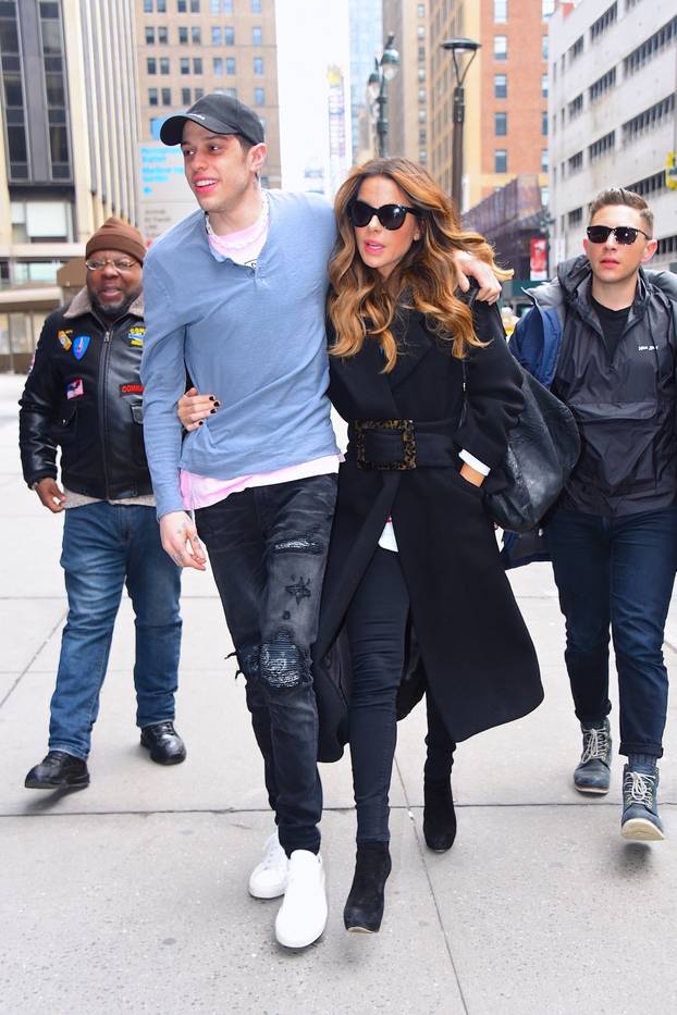 *EXCLUSIVE* Kate Beckinsale and Pete Davidson can't keep their hands off each other